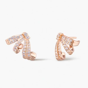 W.KRUK Kolczyki srebrne Balerina