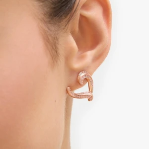 W.KRUK Kolczyki srebrne Balerina