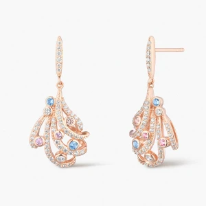 W.KRUK Kolczyki srebrne Balerina