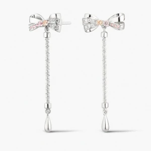 W.KRUK Kolczyki srebrne Balerina