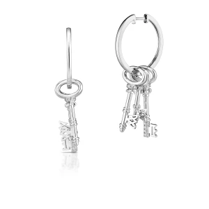 W.KRUK Kolczyki srebrne Baśniowa