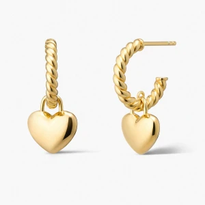 W.KRUK Kolczyki srebrne Czułość