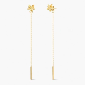 W.KRUK Kolczyki srebrne Follow