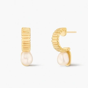 W.KRUK Kolczyki srebrne Follow