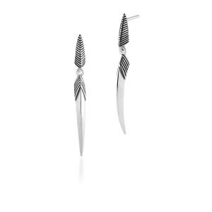 W.KRUK - Kolczyki srebrne Freedom