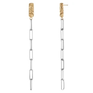 W.KRUK Kolczyki srebrne FREEDOM ELEMENTS