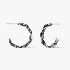 W.KRUK Kolczyki srebrne Freedom Forever