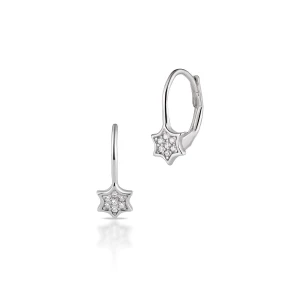 W.KRUK - Kolczyki srebrne gwiazdki