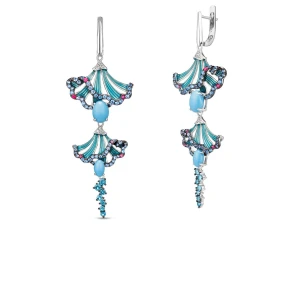 W.KRUK - Kolczyki srebrne Imaginarium