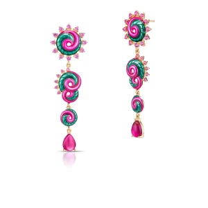 W.KRUK Kolczyki srebrne Imaginarium