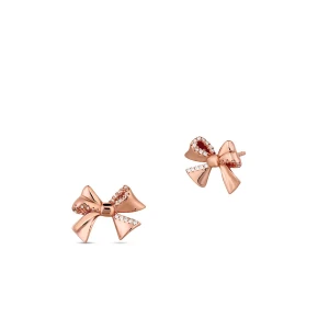 W.KRUK - Kolczyki srebrne kokardy