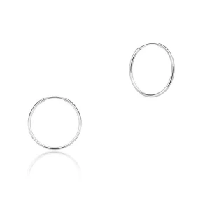 W.KRUK - Kolczyki srebrne koła