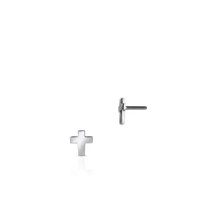W.KRUK - Kolczyki srebrne krzyżyki