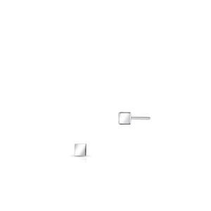 W.KRUK Kolczyki srebrne kwadraty