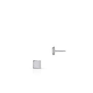 W.KRUK Kolczyki srebrne kwadraty