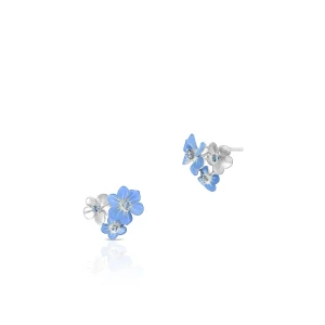 W.KRUK Kolczyki srebrne Kwiaty Nocy