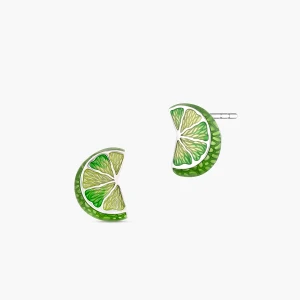 W.KRUK - Kolczyki srebrne Kwiaty Nocy Limonki