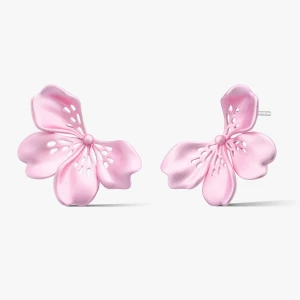 W.KRUK Kolczyki srebrne Kwiaty Nocy Wiśnia