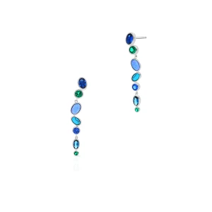 W.KRUK Kolczyki srebrne Laguna