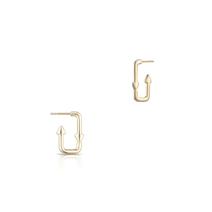 W.KRUK Kolczyki srebrne loop Longplay