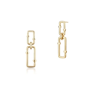 W.KRUK Kolczyki srebrne Loop Longplay