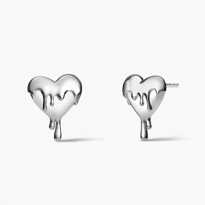 W.KRUK - Kolczyki srebrne Modern