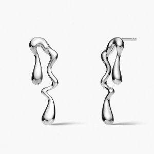 W.KRUK Kolczyki srebrne Modern