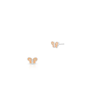 W.KRUK Kolczyki srebrne motyle