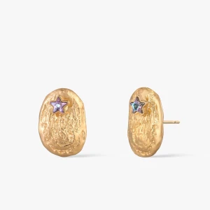 W.KRUK Kolczyki srebrne Motyle