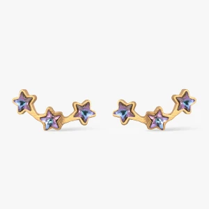 W.KRUK Kolczyki srebrne Motyle