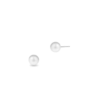 W.KRUK Kolczyki srebrne perły
