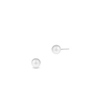 W.KRUK Kolczyki srebrne z perłą
