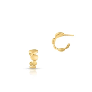 W.KRUK - Kolczyki srebrne pozłacane