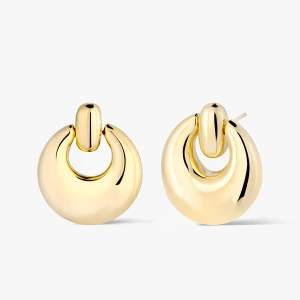 W.KRUK - Kolczyki srebrne pozłacane