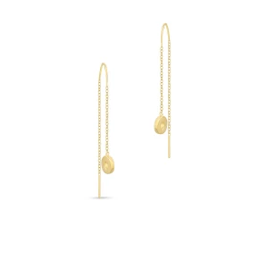 W.KRUK Kolczyki srebrne pozłacane