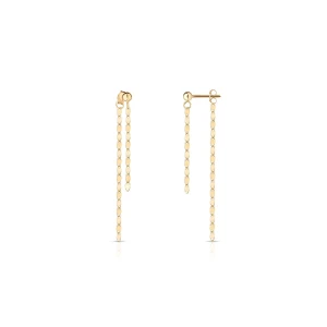 W.KRUK Kolczyki srebrne pozłacane