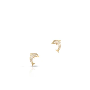 W.KRUK Kolczyki srebrne pozłacane