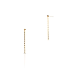 W.KRUK Kolczyki srebrne pozłacane