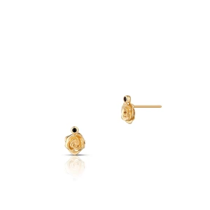 W.KRUK Kolczyki srebrne pozłacane