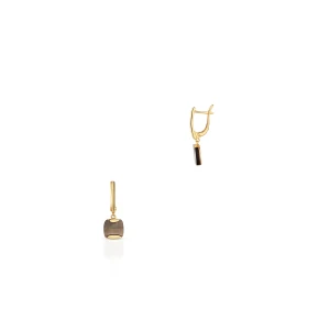 W.KRUK Kolczyki srebrne pozłacane