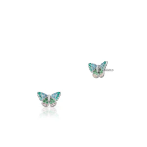 W.KRUK Kolczyki srebrne Preludium Butterfly