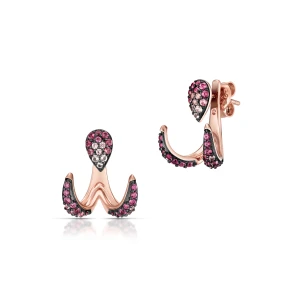 W.KRUK Kolczyki srebrne Preludium Paradise Birds