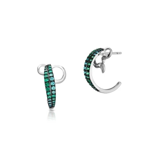 W.KRUK Kolczyki srebrne Preludium Paradise Birds