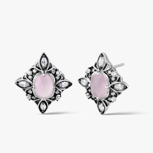 W.KRUK Kolczyki srebrne Royal Star