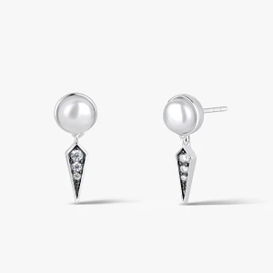 W.KRUK Kolczyki srebrne Royal Star