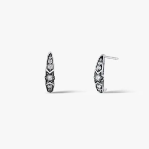 W.KRUK Kolczyki srebrne Royal Star