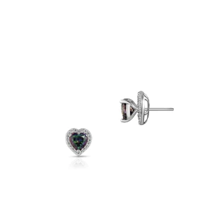 W.KRUK - Kolczyki srebrne serca