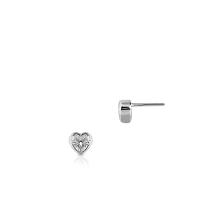 W.KRUK - Kolczyki srebrne serca