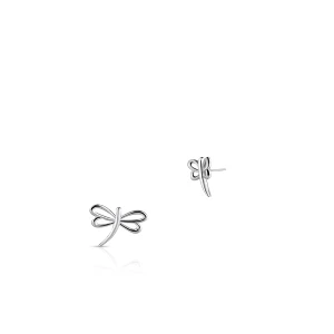 W.KRUK Kolczyki srebrne ważki