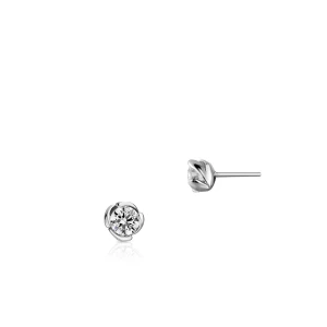 W.KRUK - Kolczyki srebrne z cyrkonią